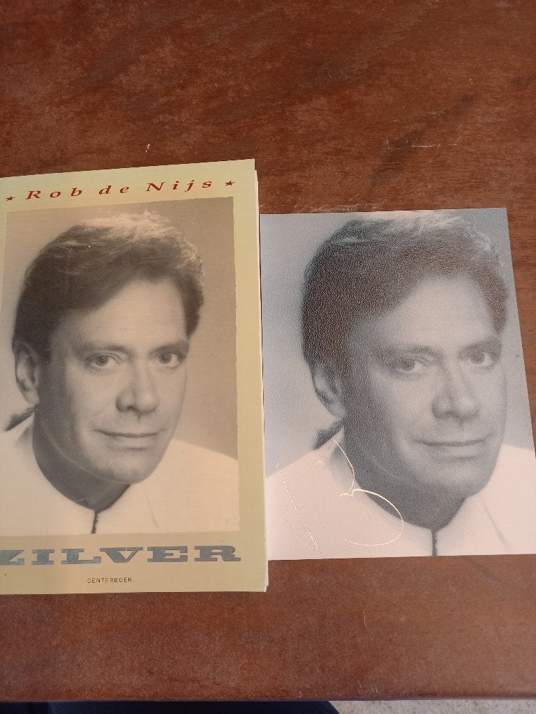 Boek zilver rob de nijs gesigneerd, Henk van gelder, Artiest, Nieuw, Ophalen of Verzenden
