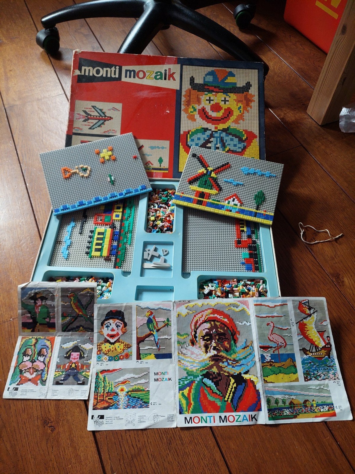 Monti Mozaïk Ministeck Volle Doos met Voorbeelden, Ophalen of Verzenden, Gebruikt, Box-set