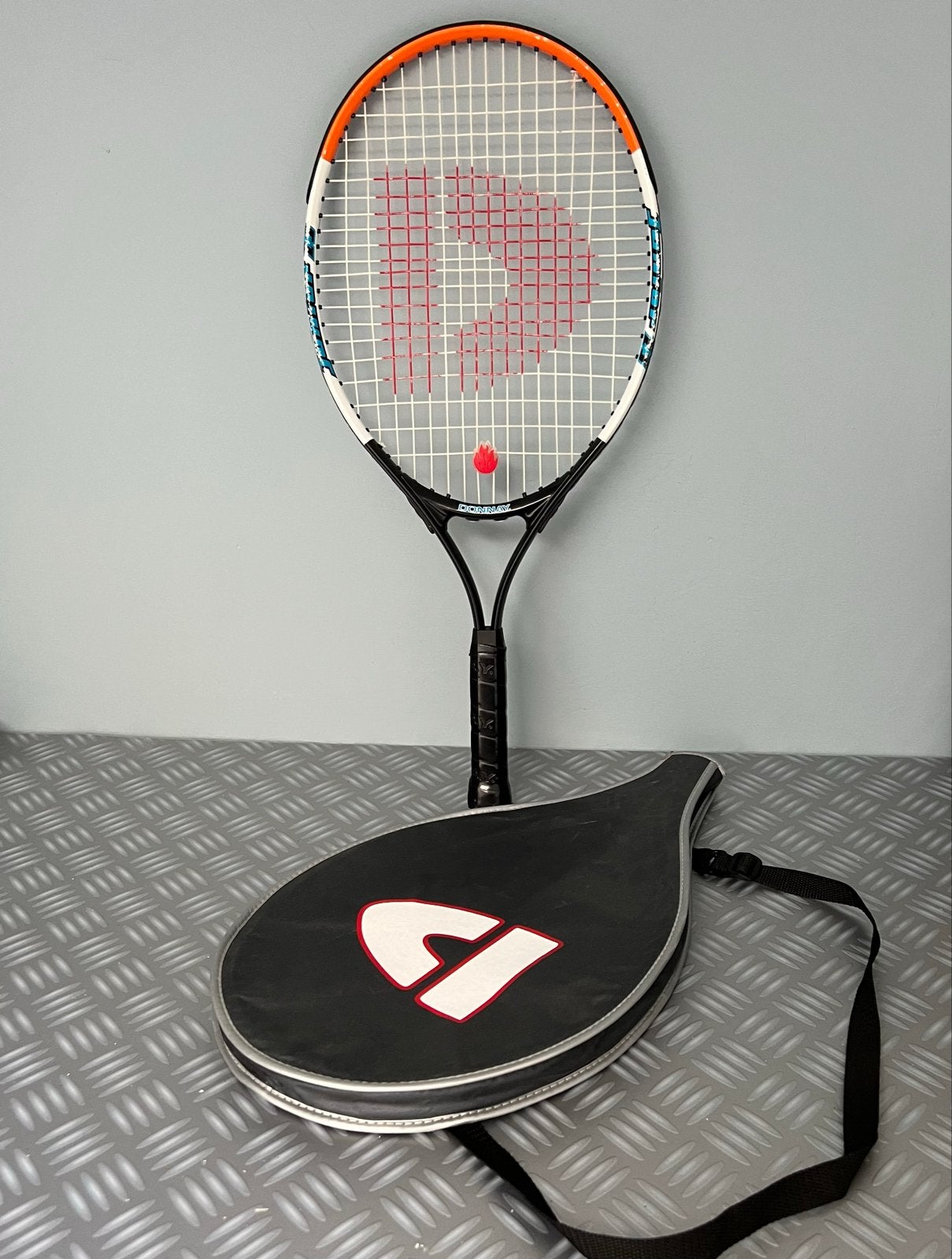 Junioren DonnayTennisracket met hoes - Zo goed als nieuw, Ophalen of Verzenden, Zo goed als nieuw, Racket, Dunlop