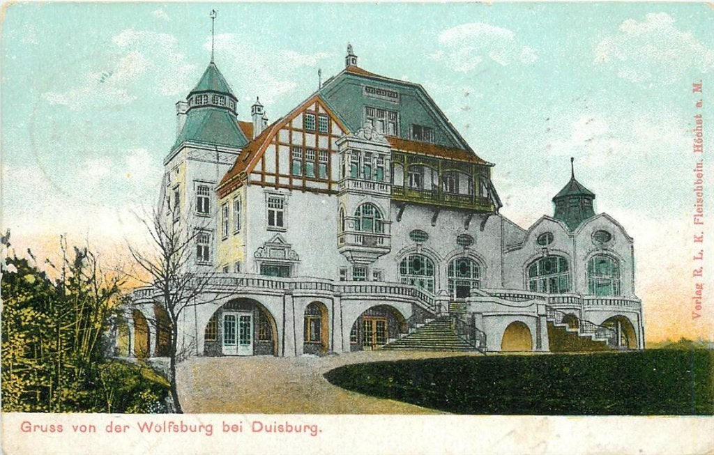379-033-027 Duisburg Wolfsburg, Verzenden, Voor 1920, Duitsland