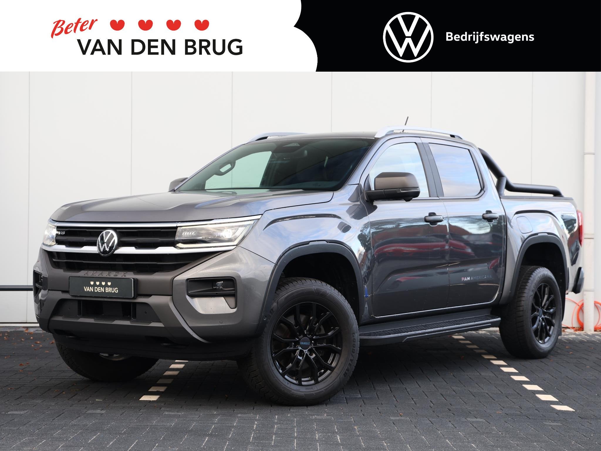 Volkswagen Amarok 3.0 TDI V6 240pk Pan Americana | 4-Motion, Auto's, Automaat, Stof, Gebruikt, Zwart