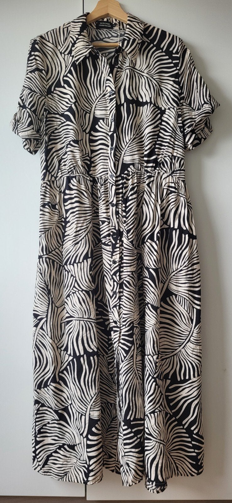 Monoprix maxi jurk maat 40 of smalle 42 NIEUW, Maat 38/40 (M), Meerkleurig, Christophe Sauvat, Nieuw