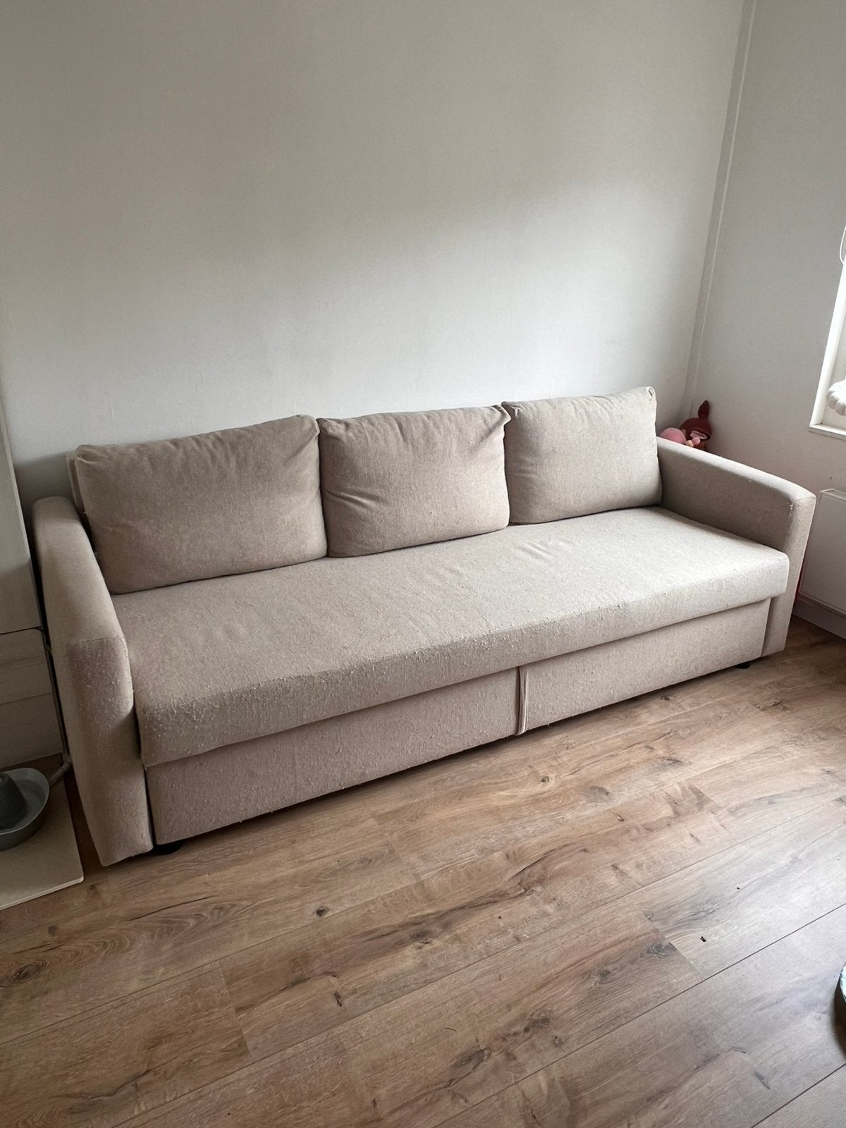 Slaapbank ikea, ( gereserveerd), Ophalen, Gebruikt, Beige, Tweepersoons