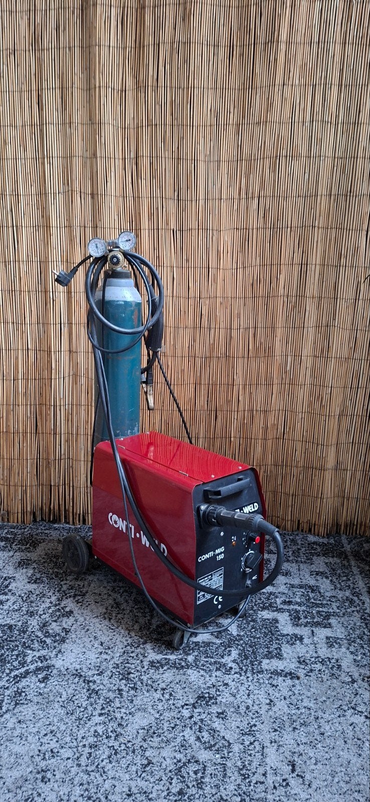 Conti-Weld MIG 150 lasapparaat met gasfles, Ophalen, Onbekend, Conti-Weld, Onbekend