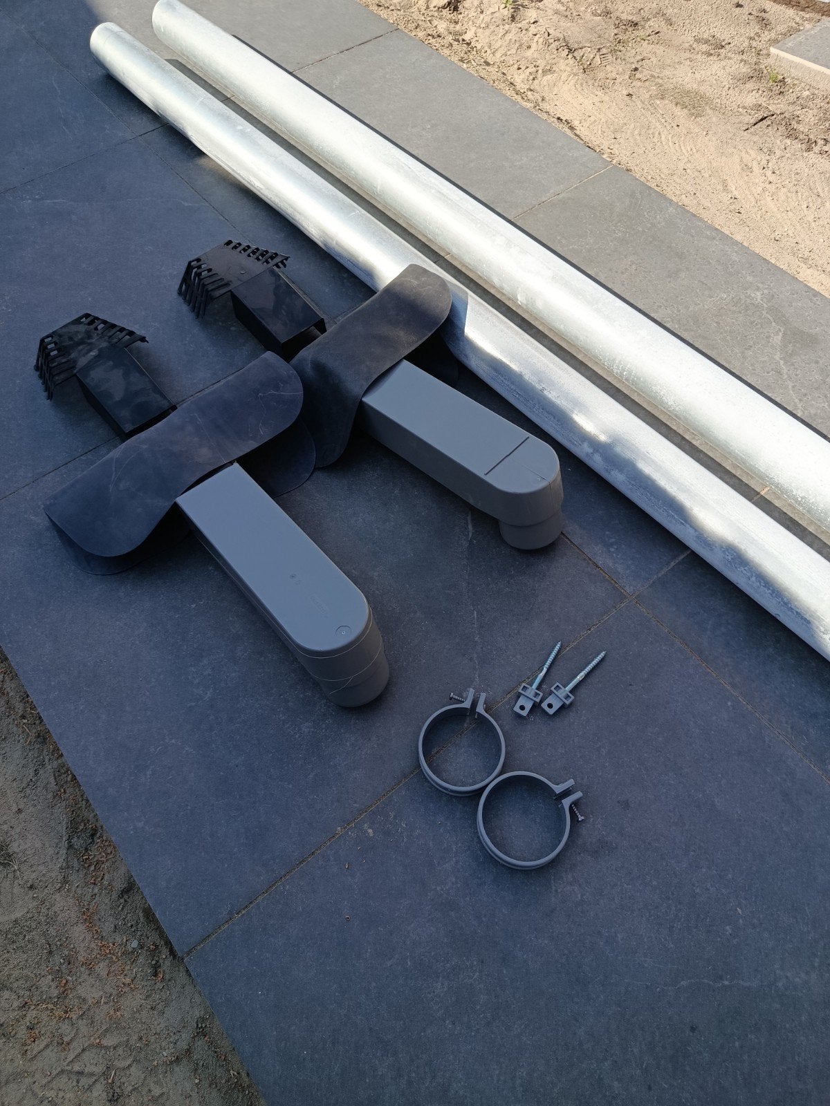 afvoer 90 graden voor overkapping (EPDM), Ophalen, Nieuw