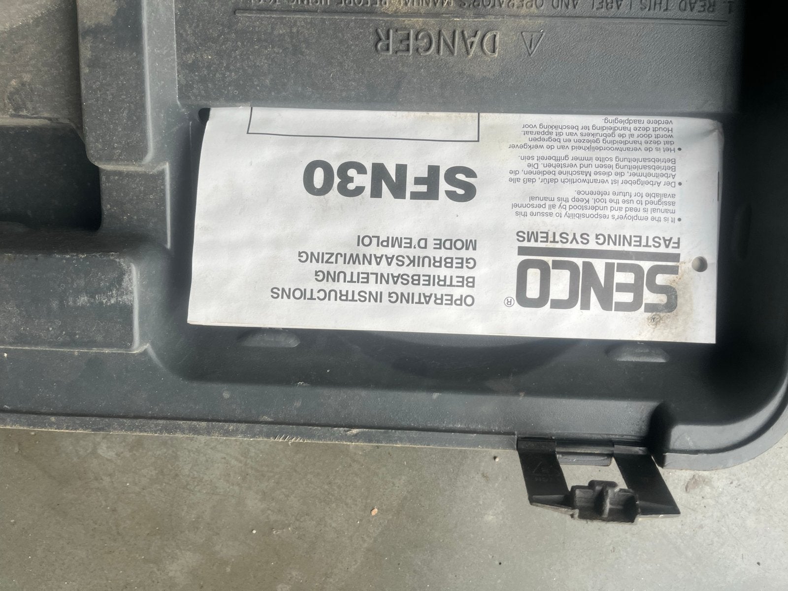 Senco SFN30 Tacker / Nietmachine (2 stuks), Ophalen of Verzenden, Gebruikt, Tacker/nietmachine, Overige merken