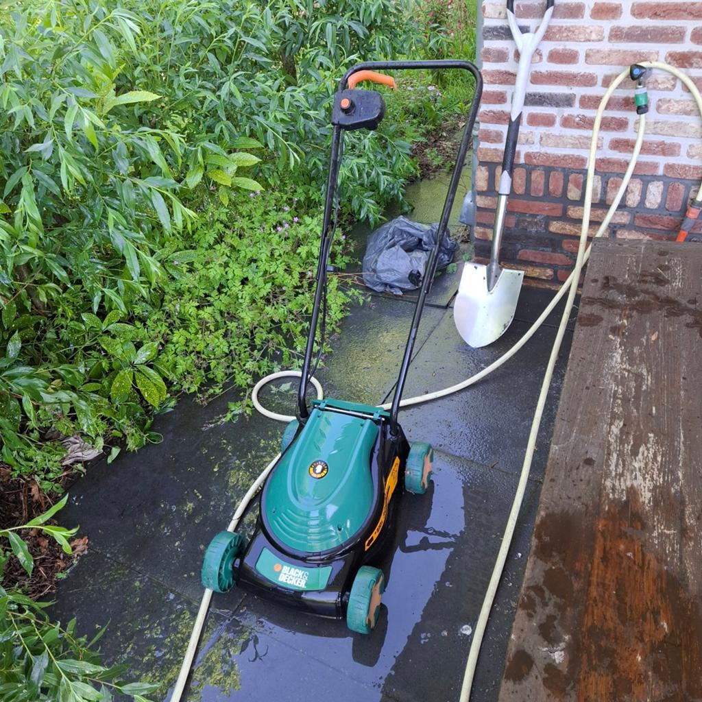 Black en Decker elektrische grasmaaier, Tuin en Terras, Grasmaaiers, Ophalen of Verzenden, Gebruikt