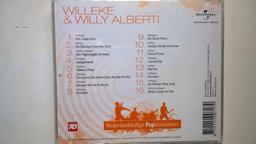 Willy & Willeke Alberti - Nederlandstalige Popklassiekers, Ophalen of Verzenden, Zo goed als nieuw, Levenslied of Smartlap