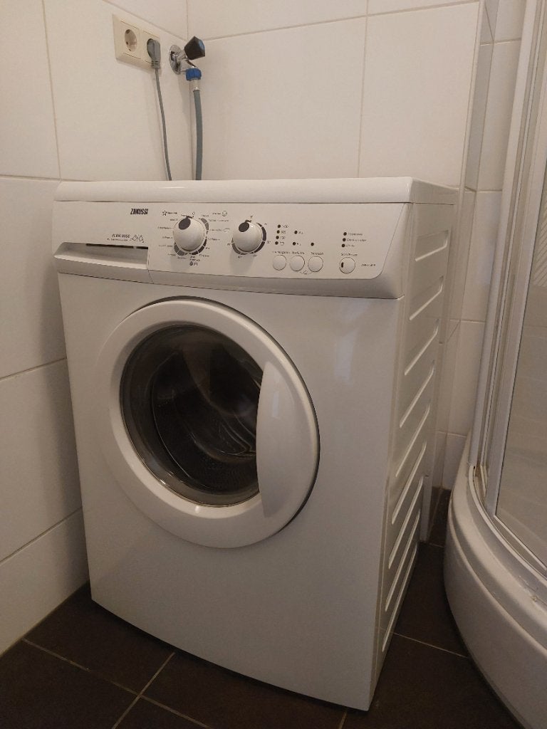 Wasmachine, Witgoed en Apparatuur, Wasmachines, Ophalen, 1200 tot 1600 toeren, Gebruikt, 4 tot 6 kg