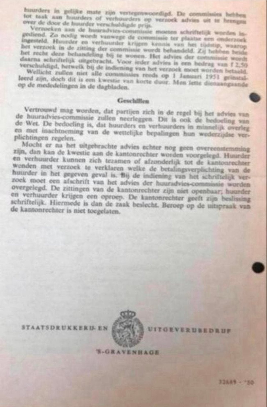 Oude folder Huurwet en huurprijzen - 1940, Boeken, Tijdschriften en Kranten, Ophalen of Verzenden, Gelezen, Overige typen
