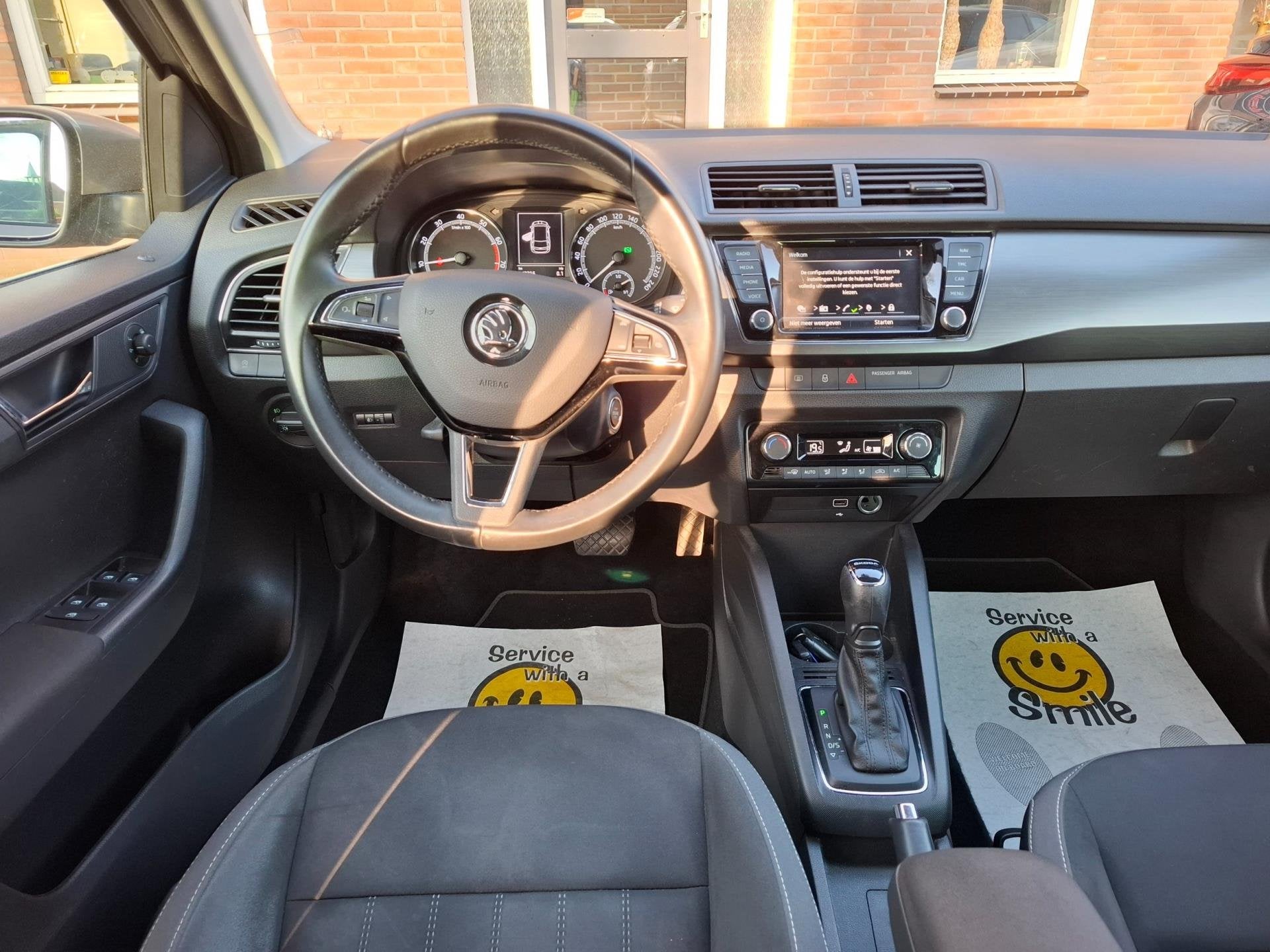 Skoda Fabia Combi 1.0 TSI Style. 1ste eigenaar dealer onderh, Auto's, Dealer onderhouden, Gebruikt, Alcantara, Origineel Nederlands