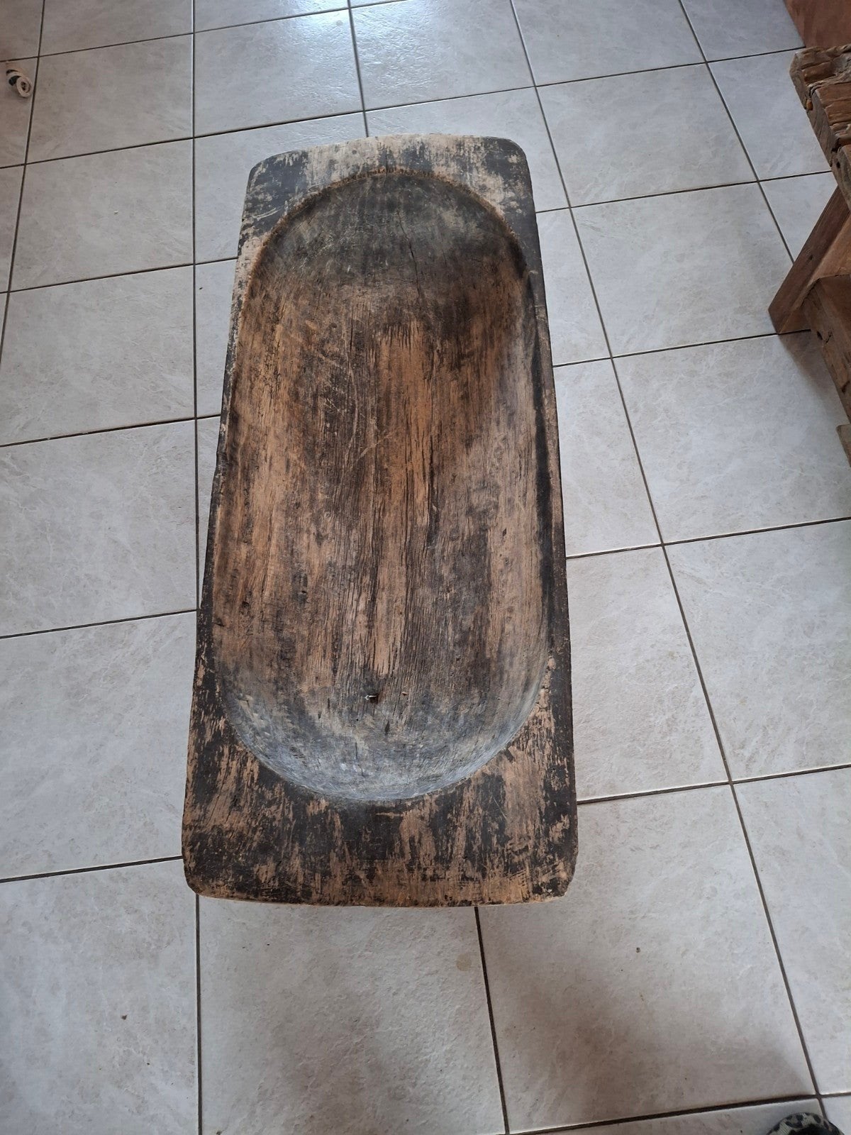 Antieke houten trog - Decoratief en rustiek, Antiek en Kunst, Ophalen