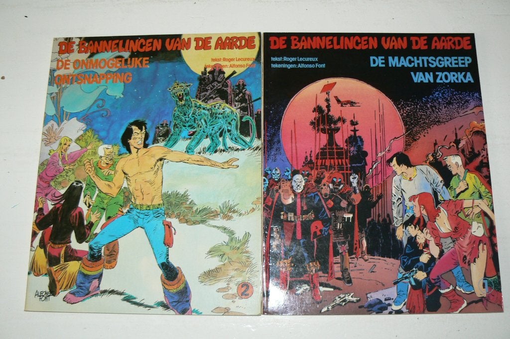 De bannelingen van de aarde, delen 1&2. Ook losse verkoop., Meerdere stripboeken, Ophalen of Verzenden, Zo goed als nieuw, Alfonso Font