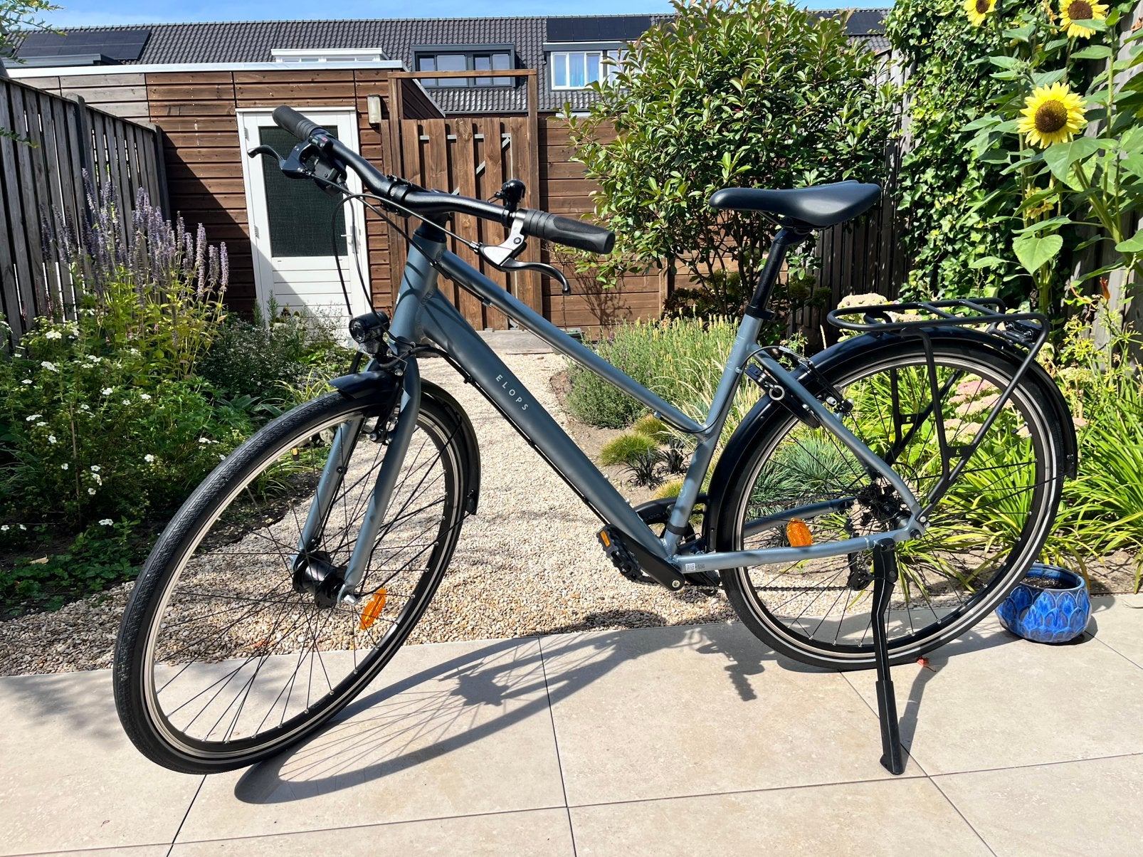 Elops stadsfiets, Ophalen, Zo goed als nieuw, Minder dan 10 versnellingen, Overige merken