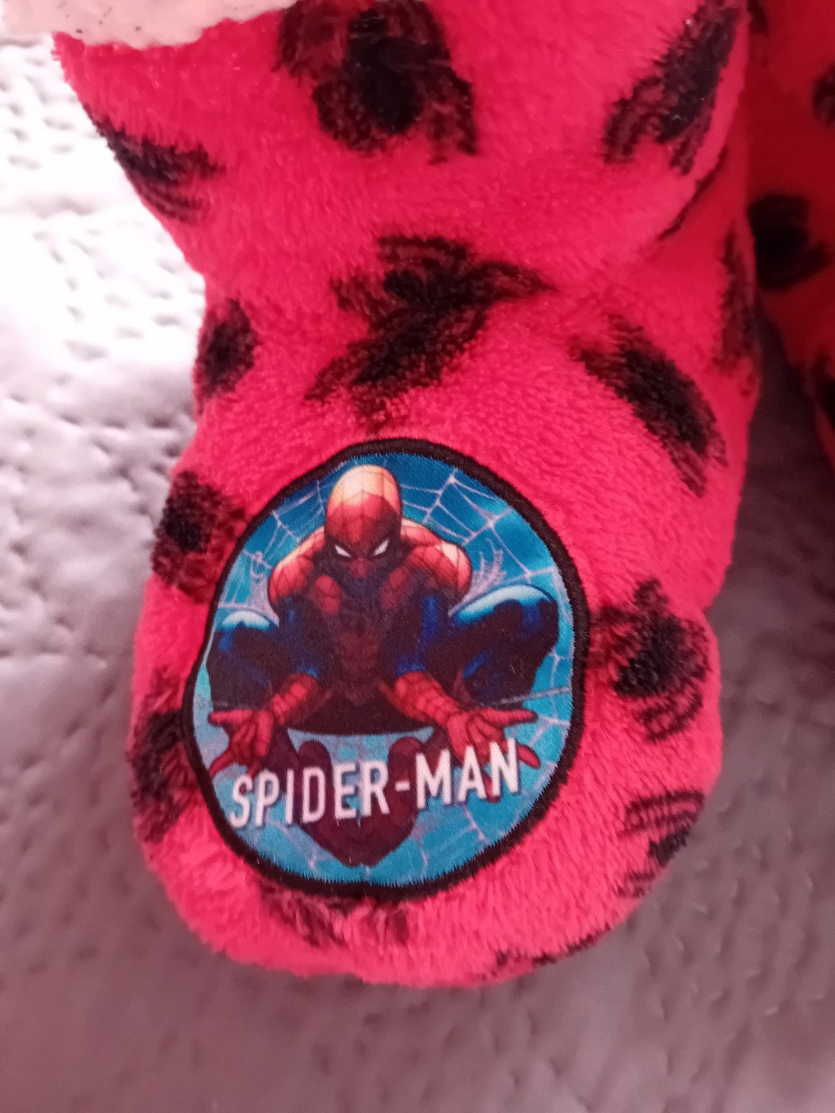 Spiderman sloffen Marvel maat 25-26 met antislip, Ophalen of Verzenden, Gebruikt, Marvel, Jongen