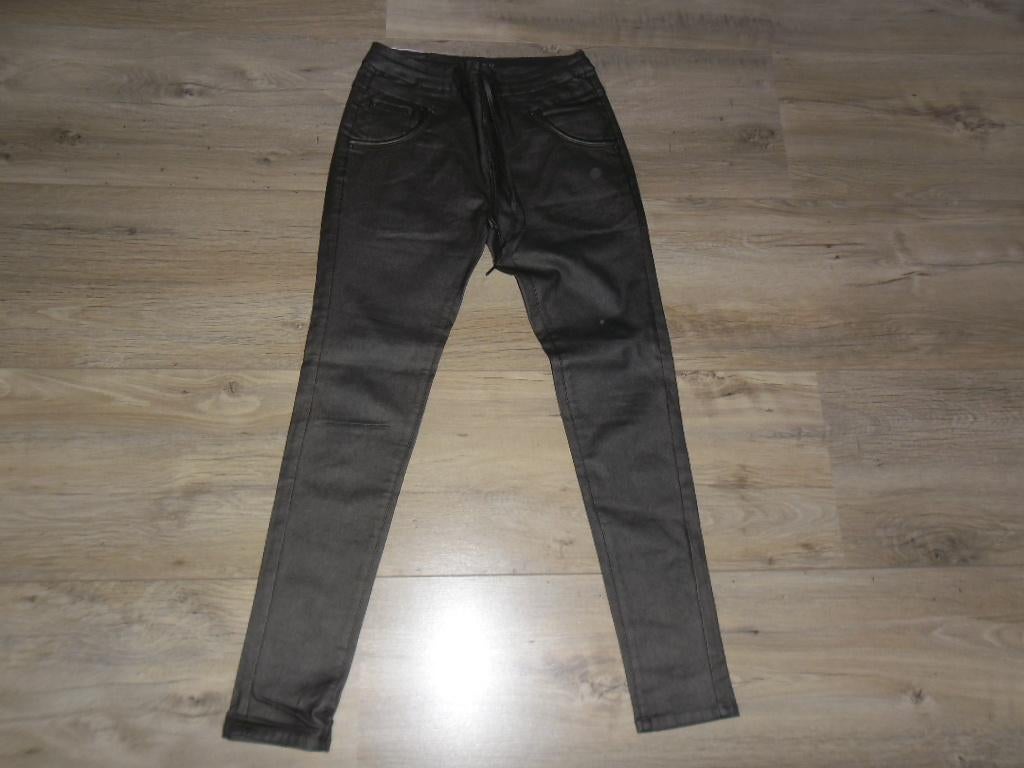Bianco Bruin/Grijze Lange Broek Met Touwtje Maat 38, Maat 38/40 (M), Bianco, Bruin, Ophalen of Verzenden
