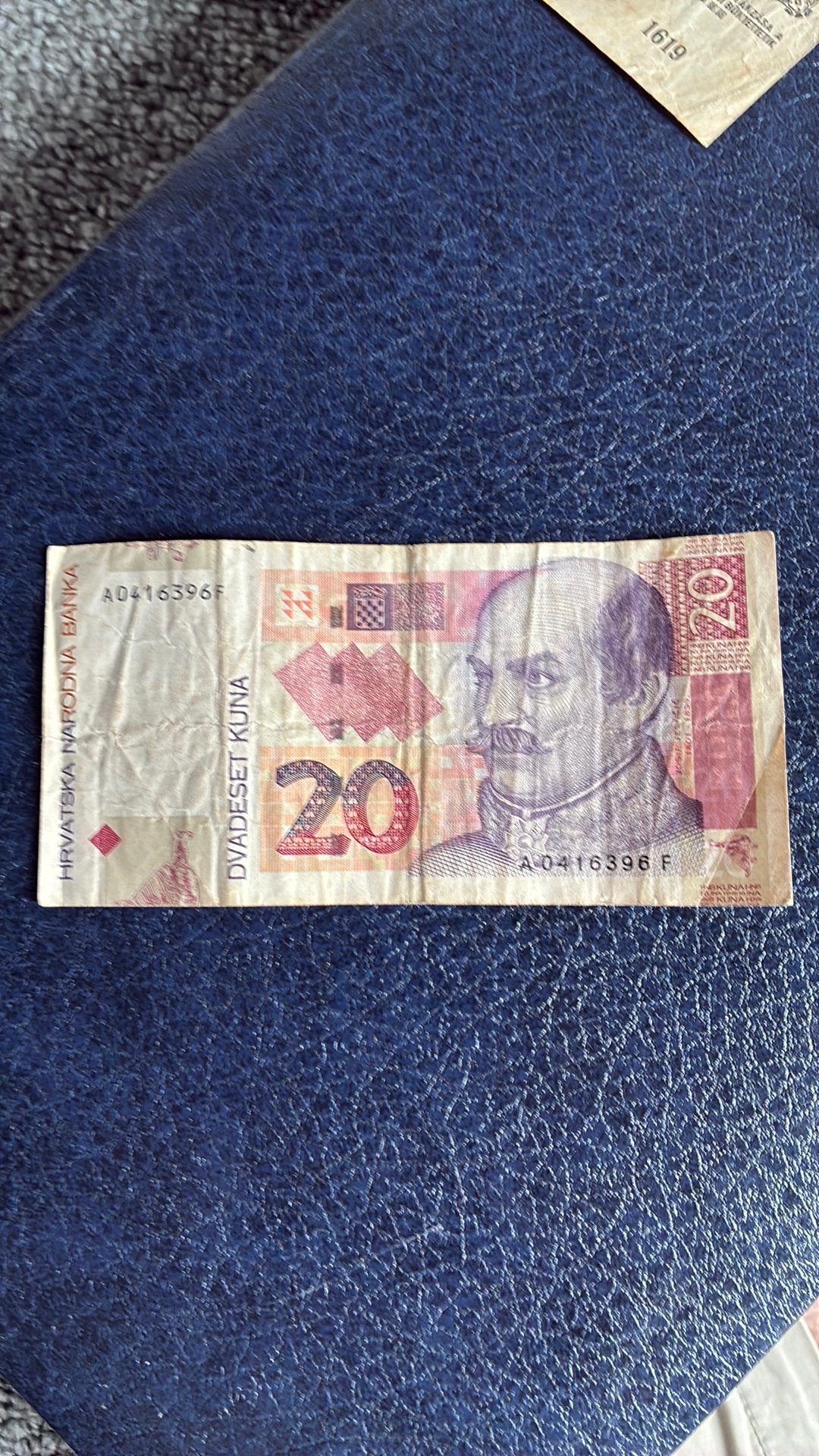 Kroatië 20 kuna, Postzegels en Munten, Bankbiljetten | Europa | Niet-Eurobiljetten, Ophalen of Verzenden, Overige landen