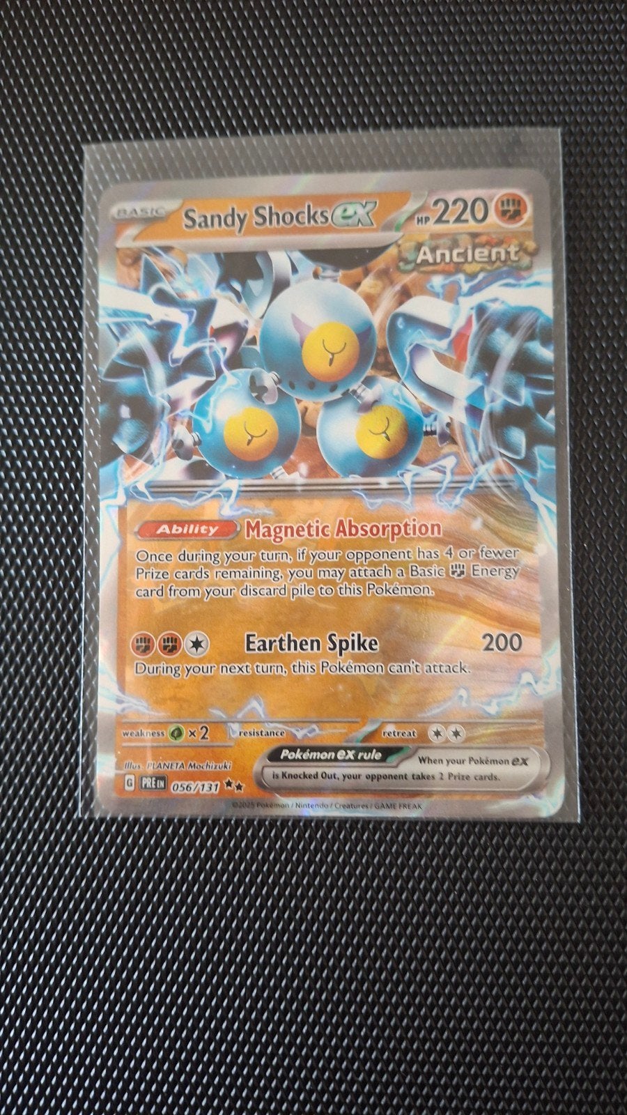 Pokémon TCG Sandy Shocks ex 056/131 Ancient, Ophalen, Zo goed als nieuw