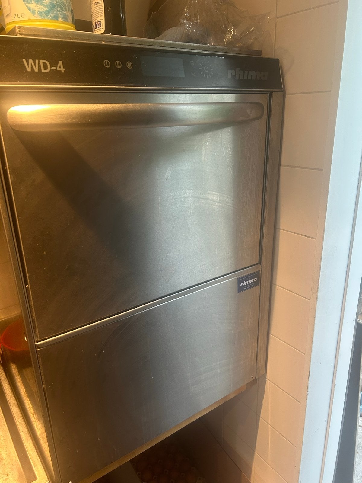 Rhima WD-4 Professionele Vaatwasser (moederbord defect), Witgoed en Apparatuur, Vaatwasmachines, Gebruikt, Vrijstaand, 85 tot 90 cm