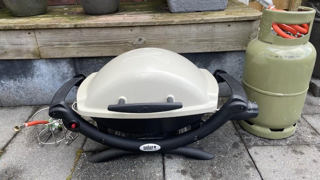 Weber gas BBQ Q1000, Ophalen, Gebruikt, Weber