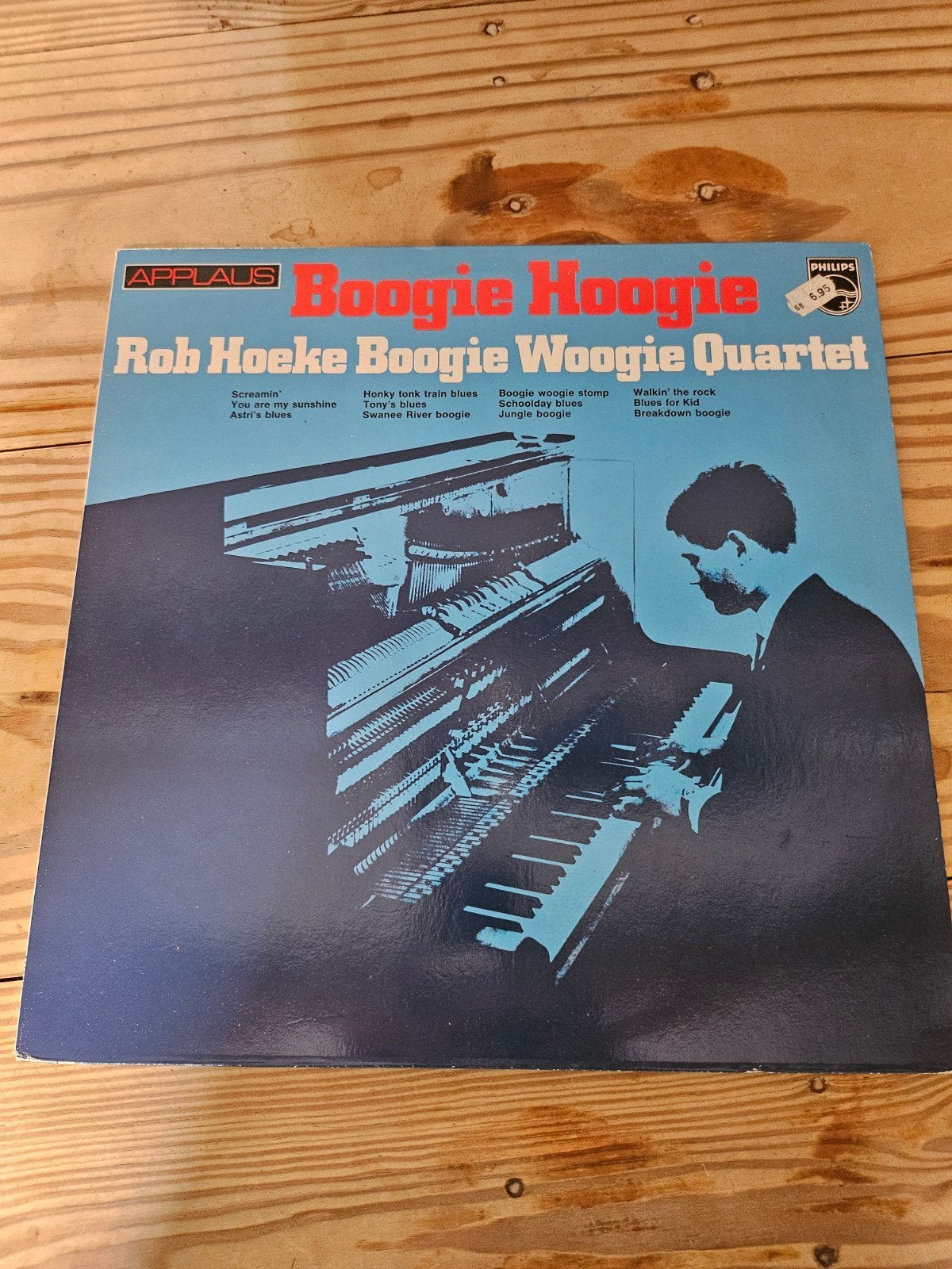 Rob Hoeke Boogie Woogie Quartet - Boogie Hoogie LP, LP, Gebruikt, Ophalen of Verzenden, 12 inch