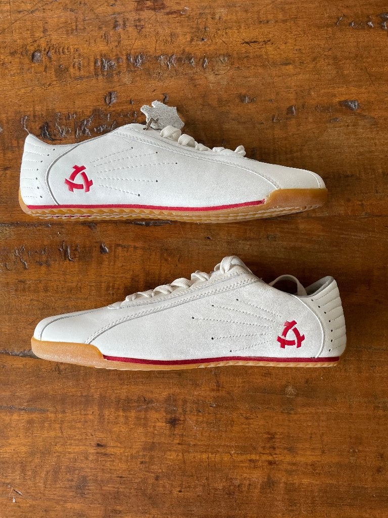 ASCOT: NIEUWE witte leren retro sneakers. Maat 38, Wit, ASCOT, Nieuw, Ophalen of Verzenden