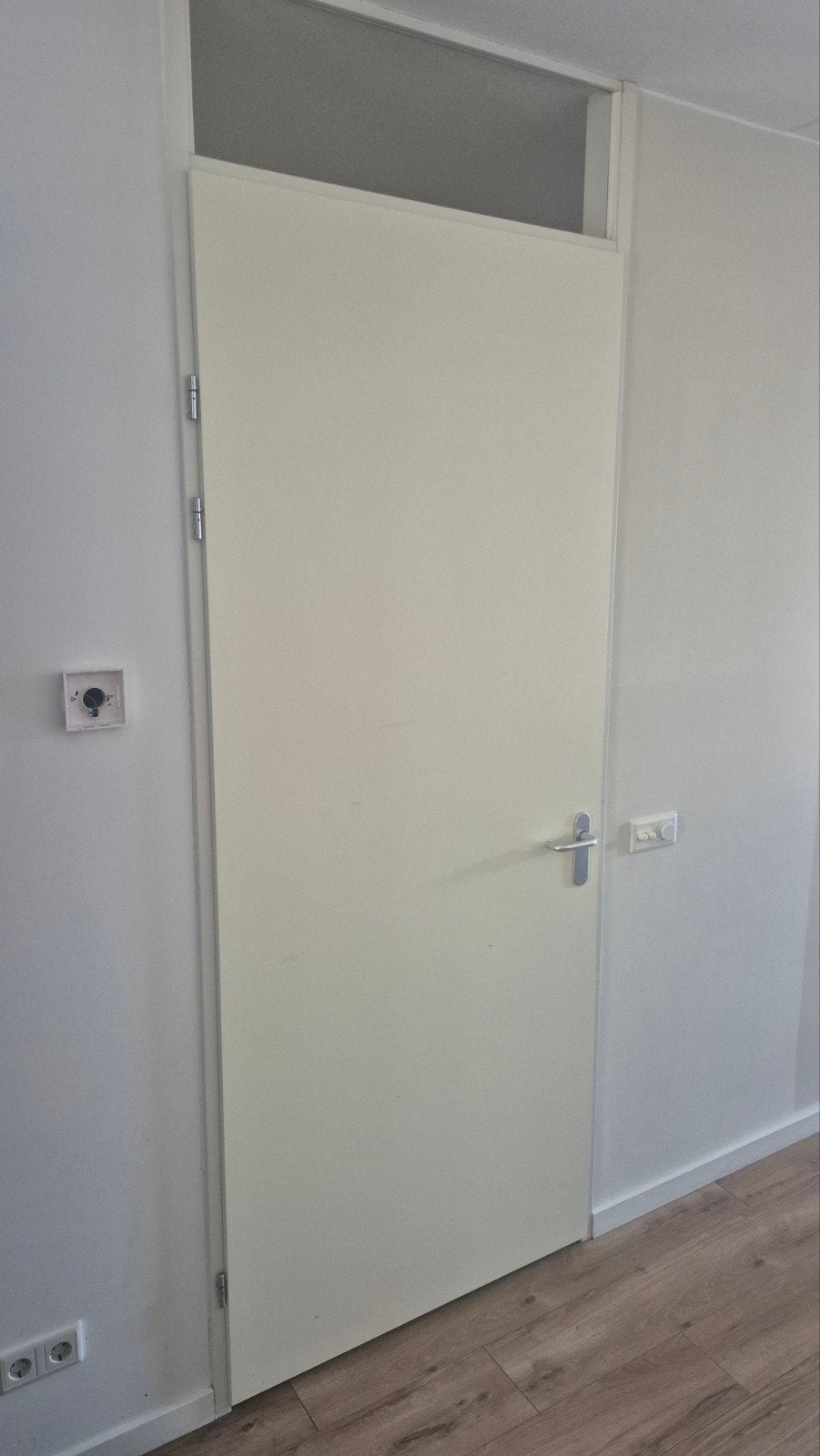 opdek deur 231x95 met bovenlicht, Ophalen, Binnendeur, 215 cm of meer
