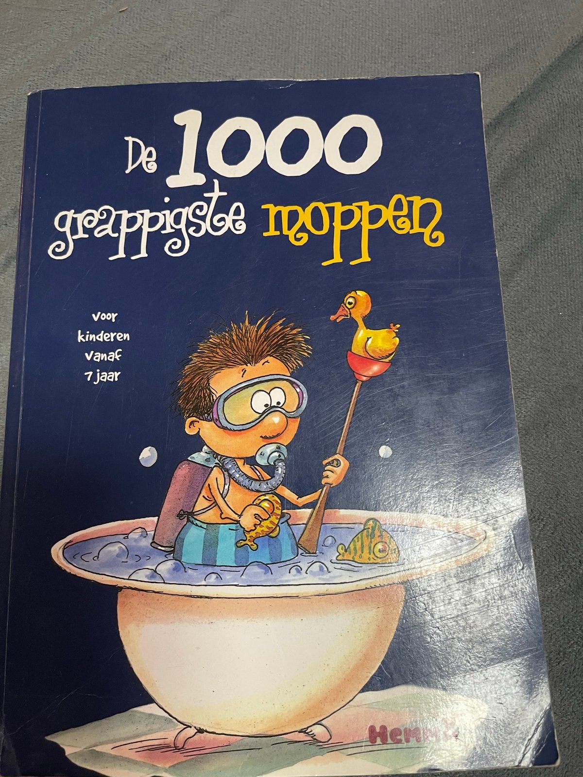 De 1000 grappigste moppen - Voor kinderen vanaf 7 jaar, Boeken, Ophalen of Verzenden, Gelezen, Fictie algemeen