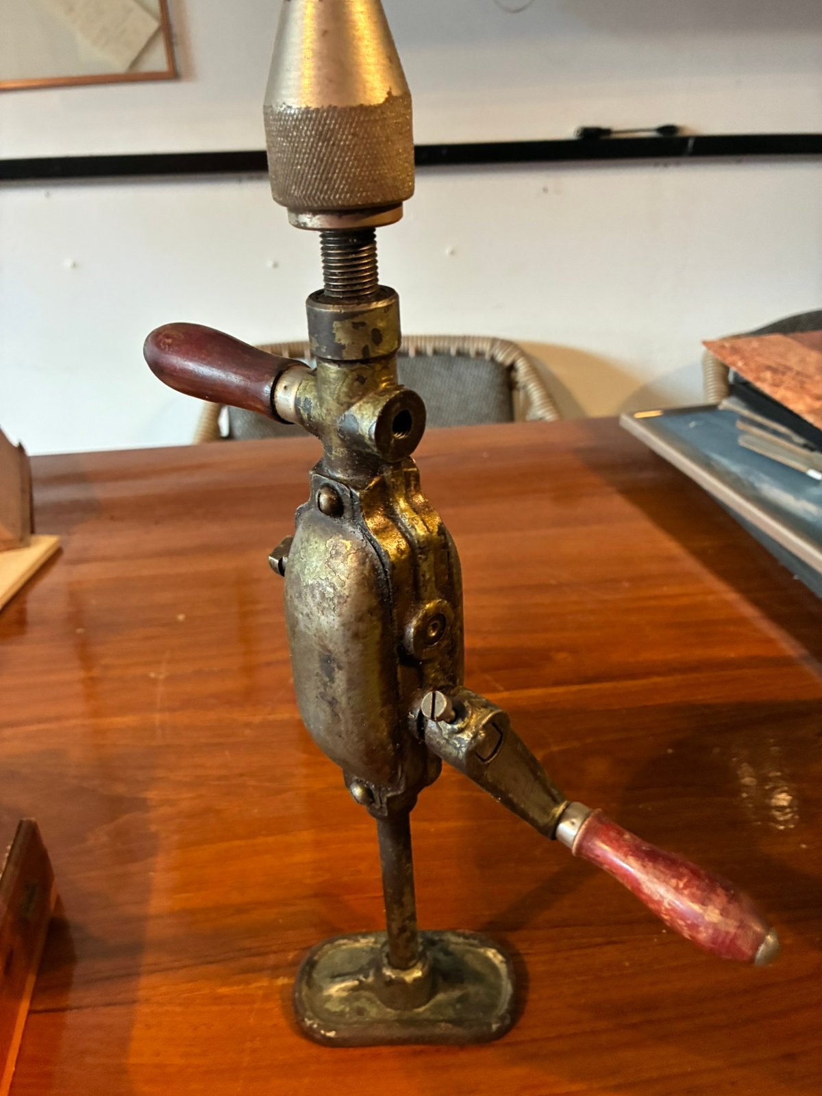 Antieke handboor - Vintage gereedschap, Antiek en Kunst, Antiek | Gereedschap en Instrumenten, Ophalen of Verzenden