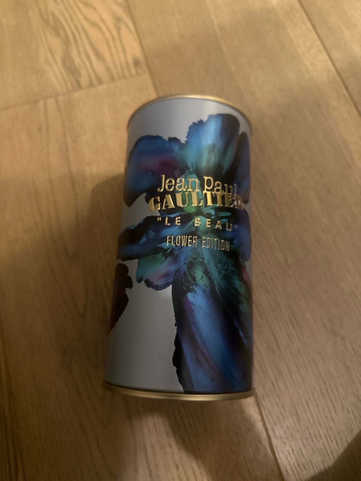 Jean Paul Gaultier "Le Beau" Flower Edition blik (leeg), Ophalen of Verzenden, Gebruikt