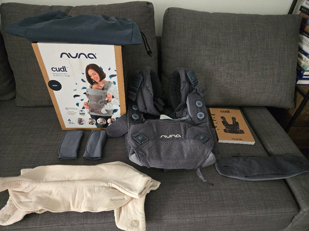 Nuna Cudl draagzak zgan, Kinderen en Baby's, Overige merken, Buik of Rug, Ophalen of Verzenden, Zo goed als nieuw