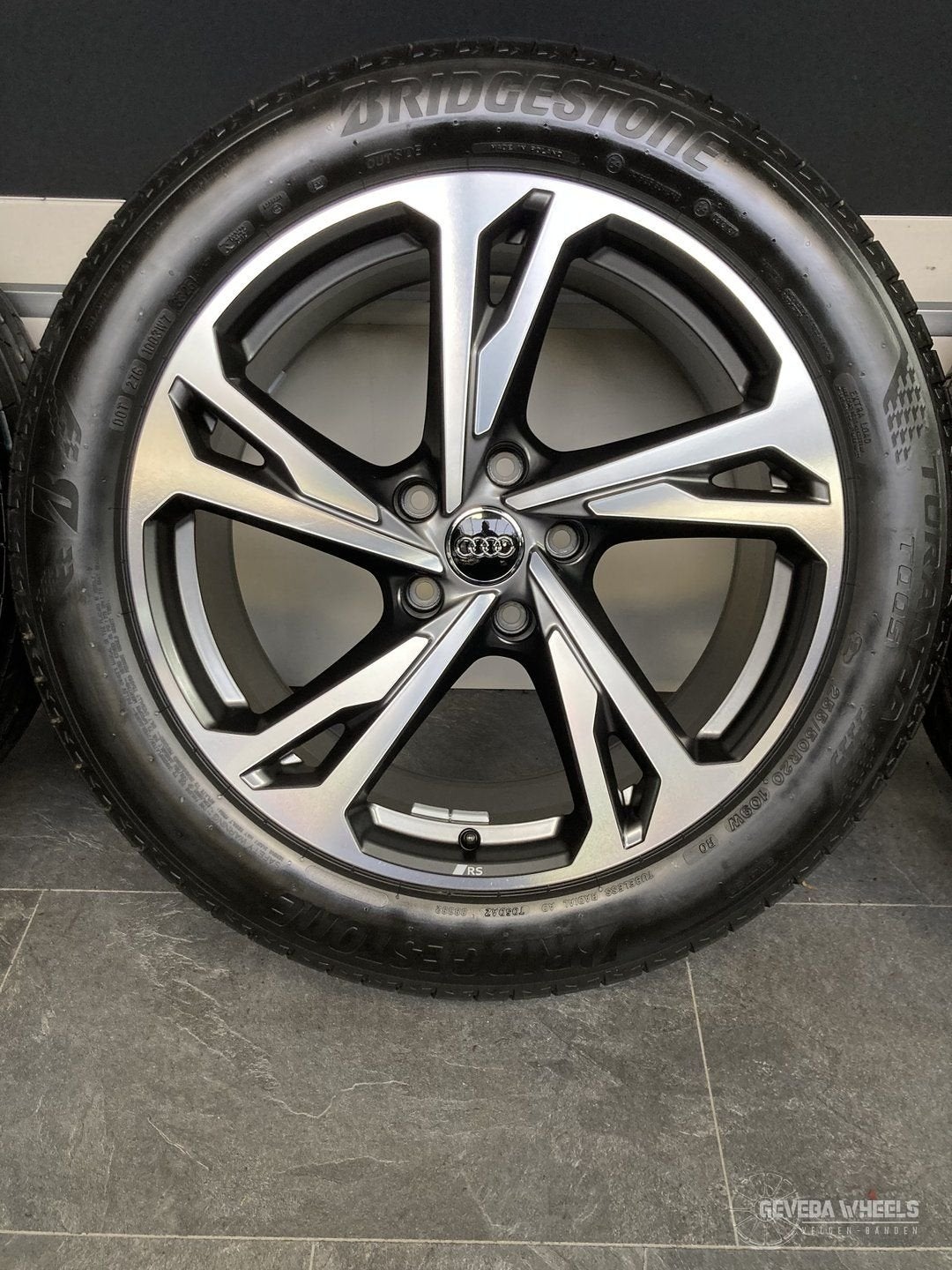 20” originele Audi Q6 Etron RS velgen banden breedset 5x130, Gebruikt, 255 mm, -, -