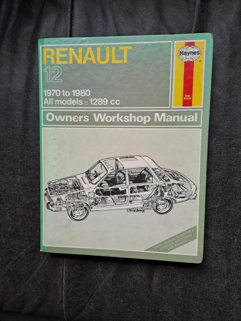 Haynes Renault 12 Werkplaatshandboek (1970-1980), Ophalen of Verzenden