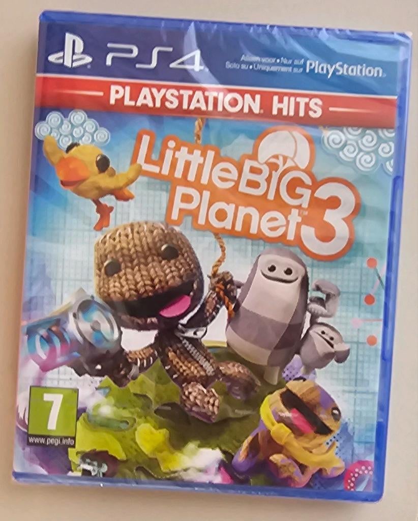Little Big Planet 3-Ps4-Nieuw, Spelcomputers en Games, Games | Sony PlayStation 4, Avontuur en Actie, Ophalen of Verzenden, Zo goed als nieuw