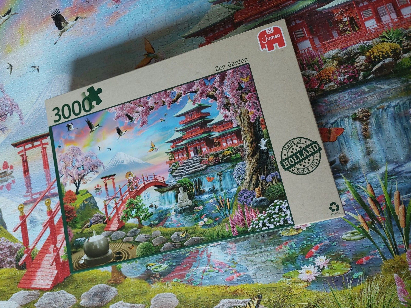 Jumbo legpuzzel 3000 stukjes, Ophalen of Verzenden, Meer dan 1500 stukjes, Zo goed als nieuw