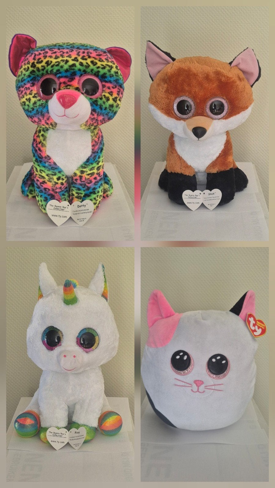 XL beanie boos, Overige karakters, Overige typen, Ophalen of Verzenden, Middelgroot (20 tot 80 cm)