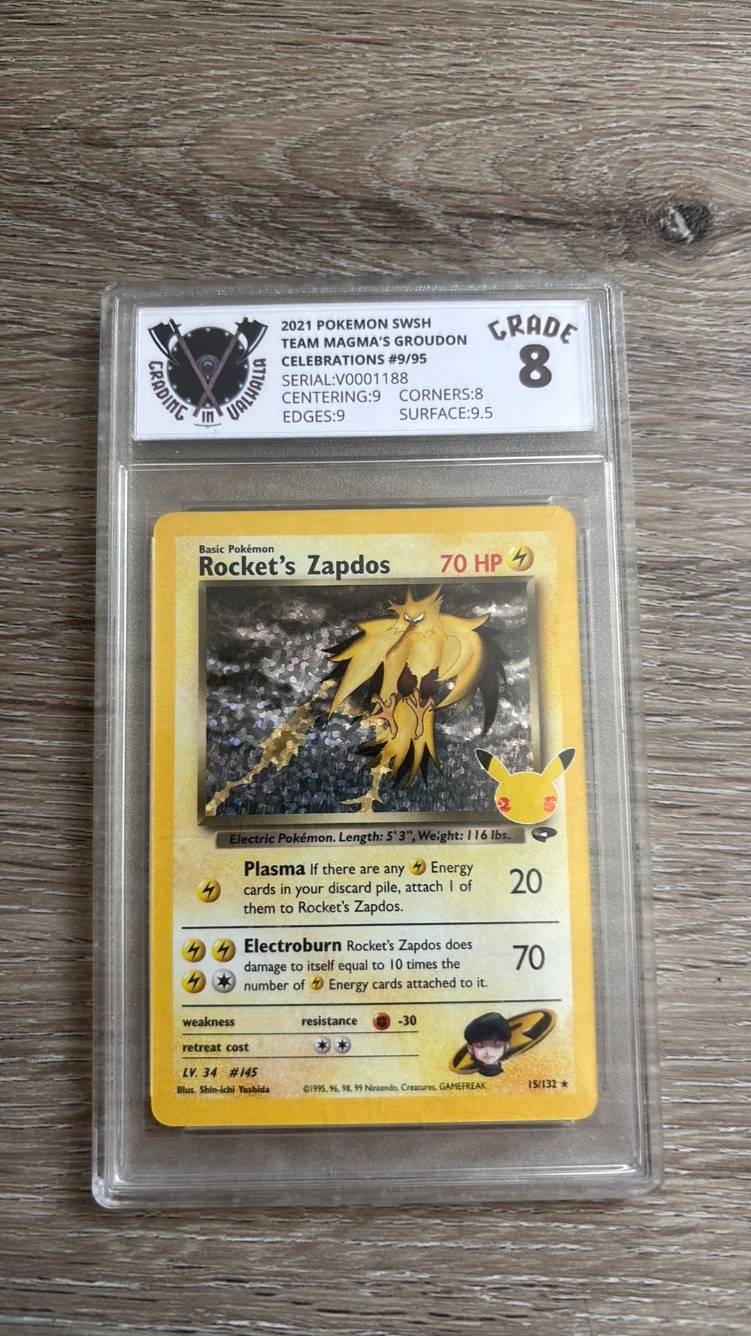 Team Rocket’s Zapdos, Ophalen of Verzenden, Zo goed als nieuw
