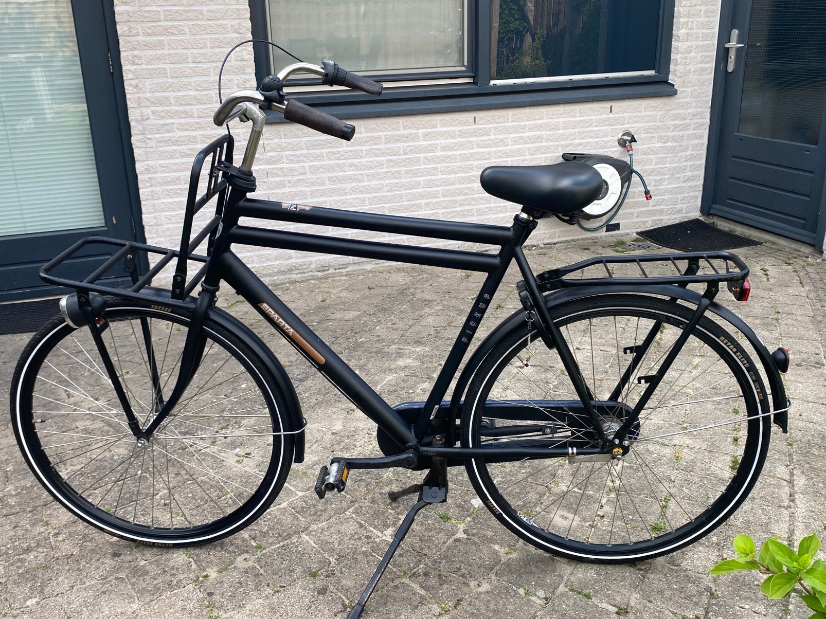 Sparta pick up transportfiets zwart framemaat 63 cm, Ophalen, Terugtraprem, Sparta, Versnellingen