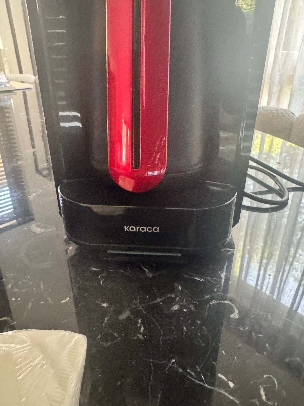 Karaca Hatır Barista Koffiemachine - Zo goed als nieuw, Ophalen, Afneembaar waterreservoir, Koffiemachine, Gemalen koffie