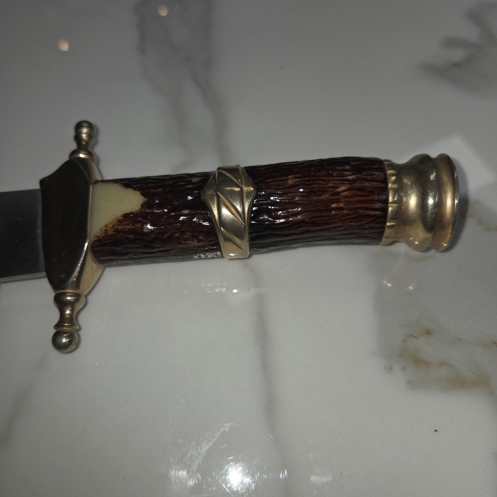 King Knife Molybdeen-Vanadium Jachtmes met Schede, Ophalen of Verzenden