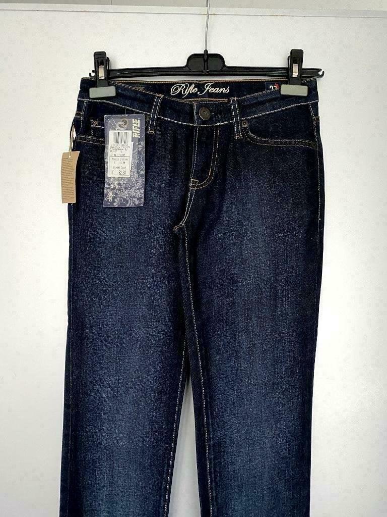 F227 Nieuw: Rifle: Jeans: maat W27/L34=XS=34 spijkerbroek, Blauw, Nieuw, Ophalen of Verzenden, W27 (confectie 34) of kleiner