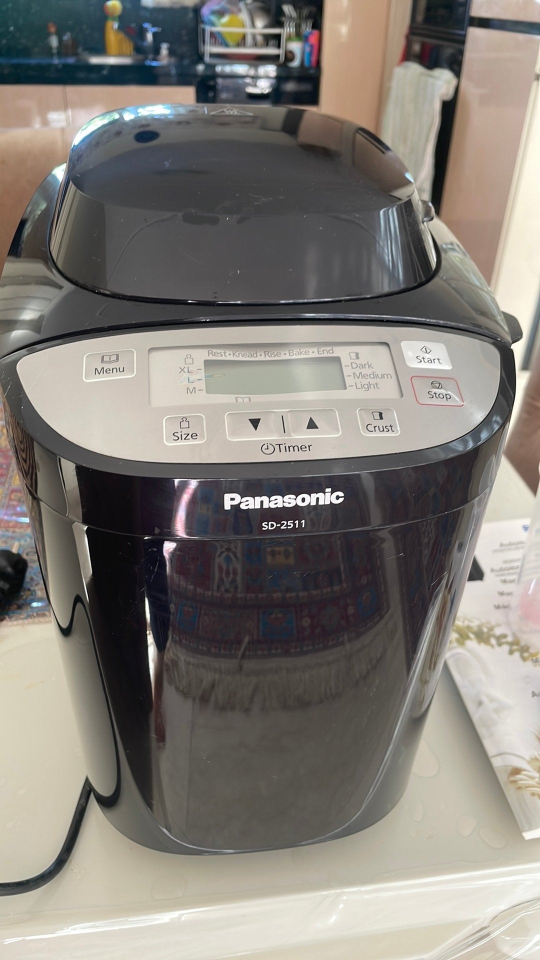 panasonic broidbakmachine, Ophalen of Verzenden, Zo goed als nieuw
