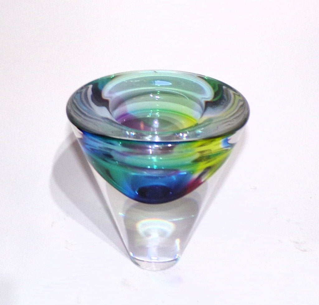 Siem van der Marel - serica vaas 17,5 cm., Antiek en Kunst, Ophalen of Verzenden