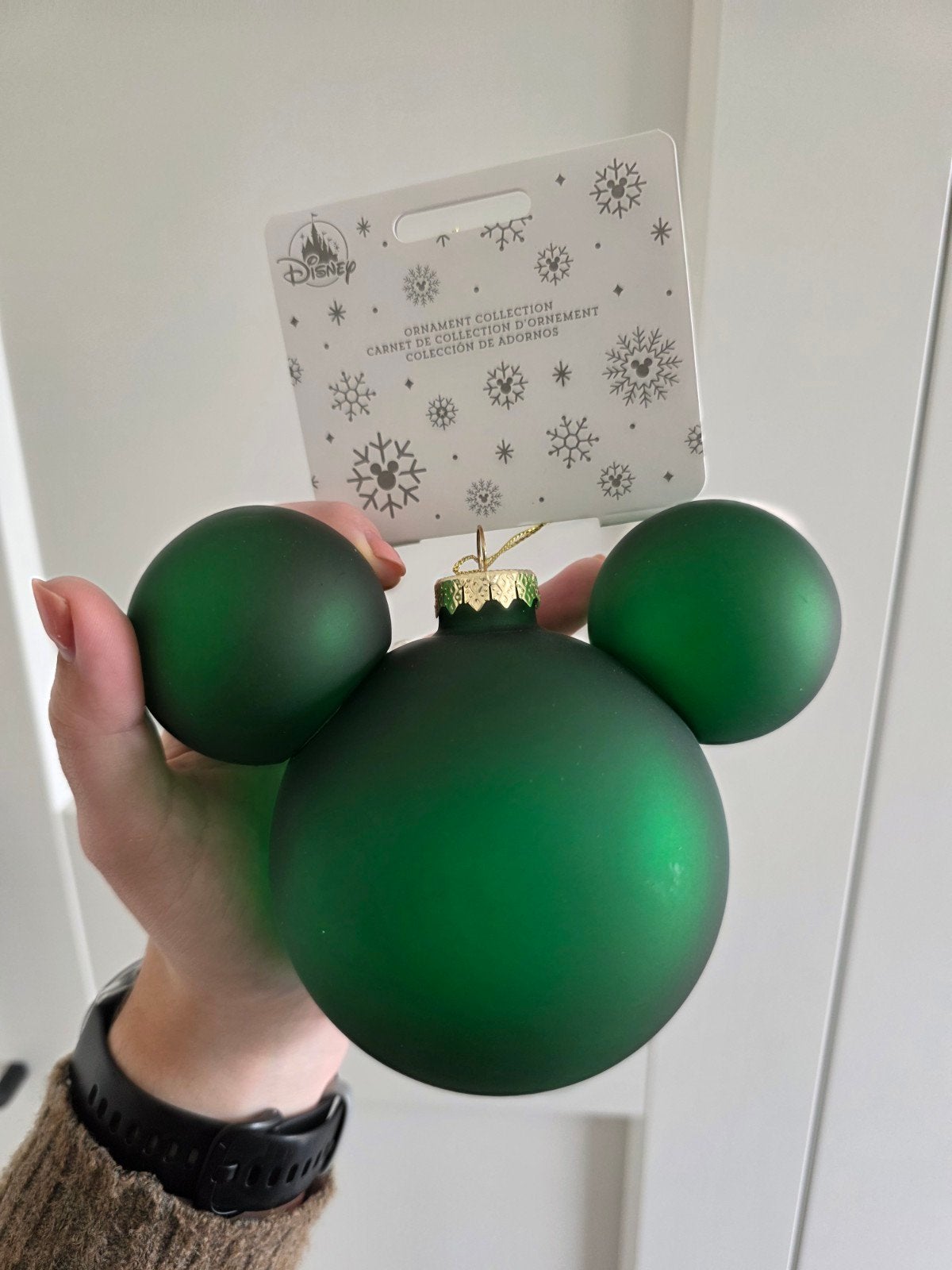 Disney Store Mickey Mouse kerstbal kerst ornament NIEUW, Ophalen of Verzenden, Mickey Mouse, Nieuw