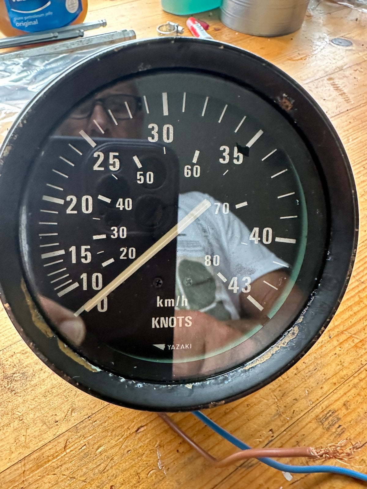 Te koop oudermodel snelheidsmeter, Watersport en Boten, Ophalen of Verzenden, Gebruikt, Overige typen