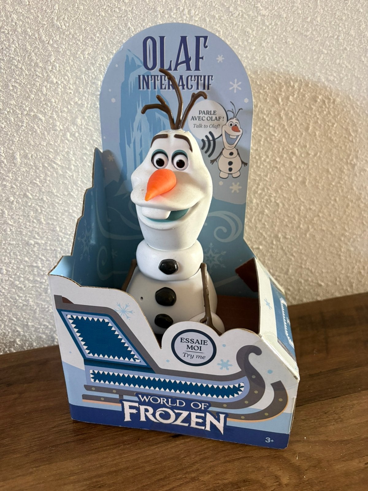 Disney parks interactive olaf shoulder buddie, Verzamelen, Ophalen of Verzenden, Zo goed als nieuw, Beeldje of Figuurtje