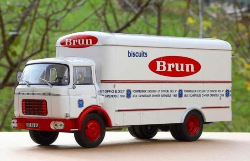 Berliet GAK 70 BRUN biscuit schaal 1/43 SERIE Berliet # 68, Verzenden, Nieuw, Bus of Vrachtwagen, Overige merken