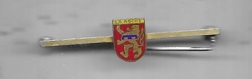 LEEUWEN BROCHE SPELD EMAILE, Verzenden, Gebruikt, Overige onderwerpen, Speldje of Pin
