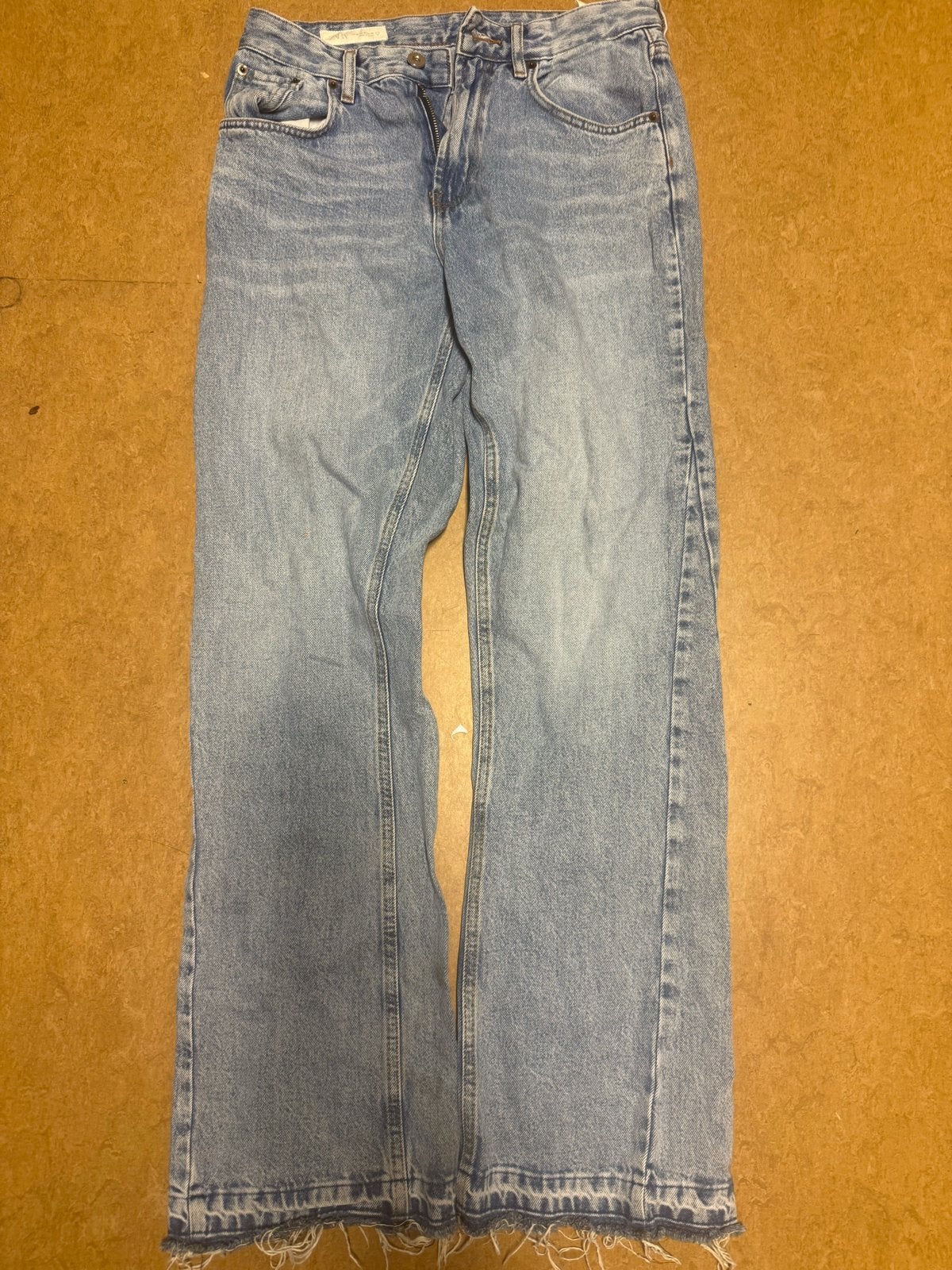 Zara spijkerbroek - lichtblauw - maat 38, Ophalen of Verzenden, Zo goed als nieuw, Blauw, W30 - W32 (confectie 38/40)
