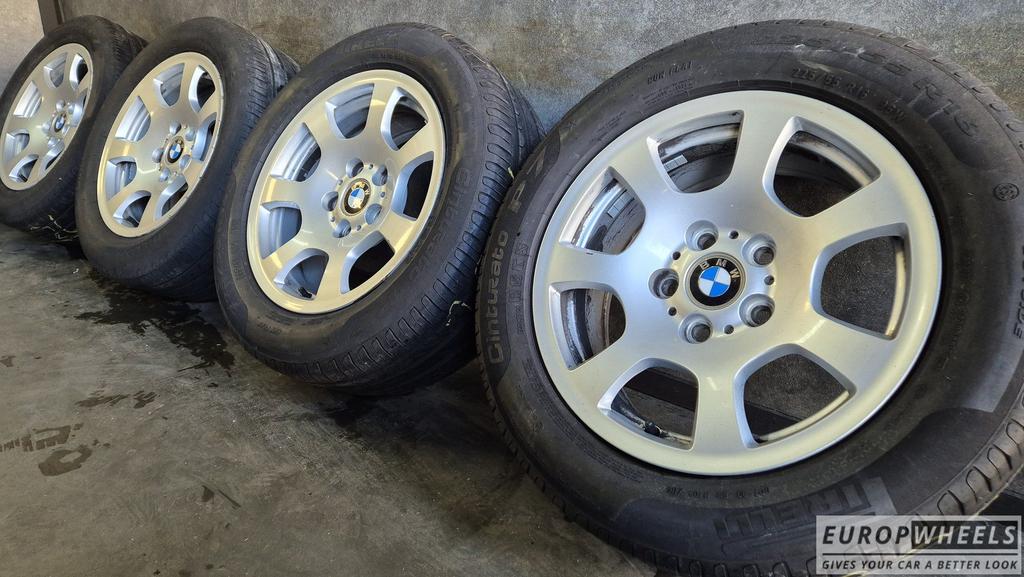 16 inch BMW E60 E61 5 Serie velgen Styling 138 zomerbanden, Gebruikt, -, Banden en Velgen, Ophalen of Verzenden